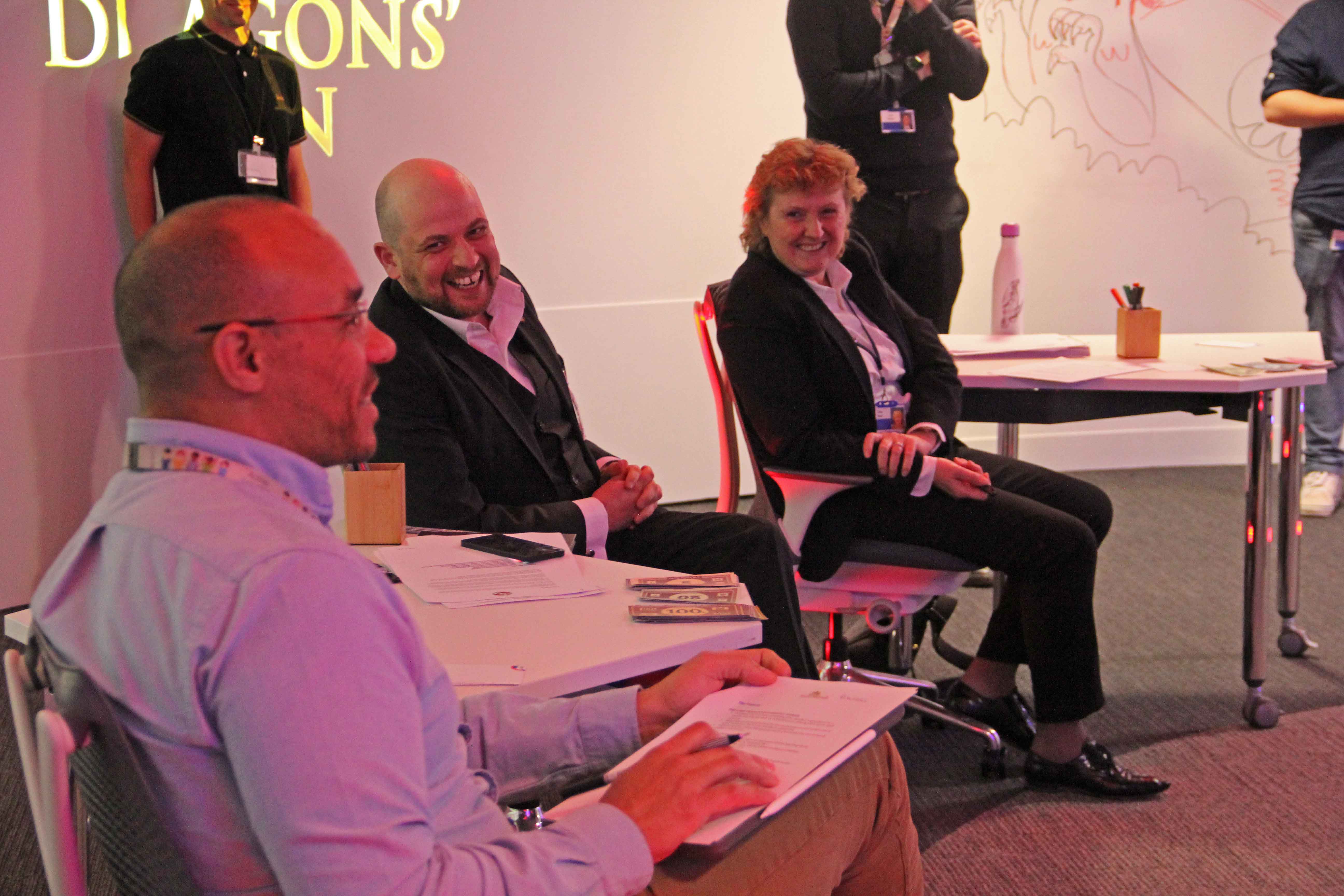 Judges sitting around a table