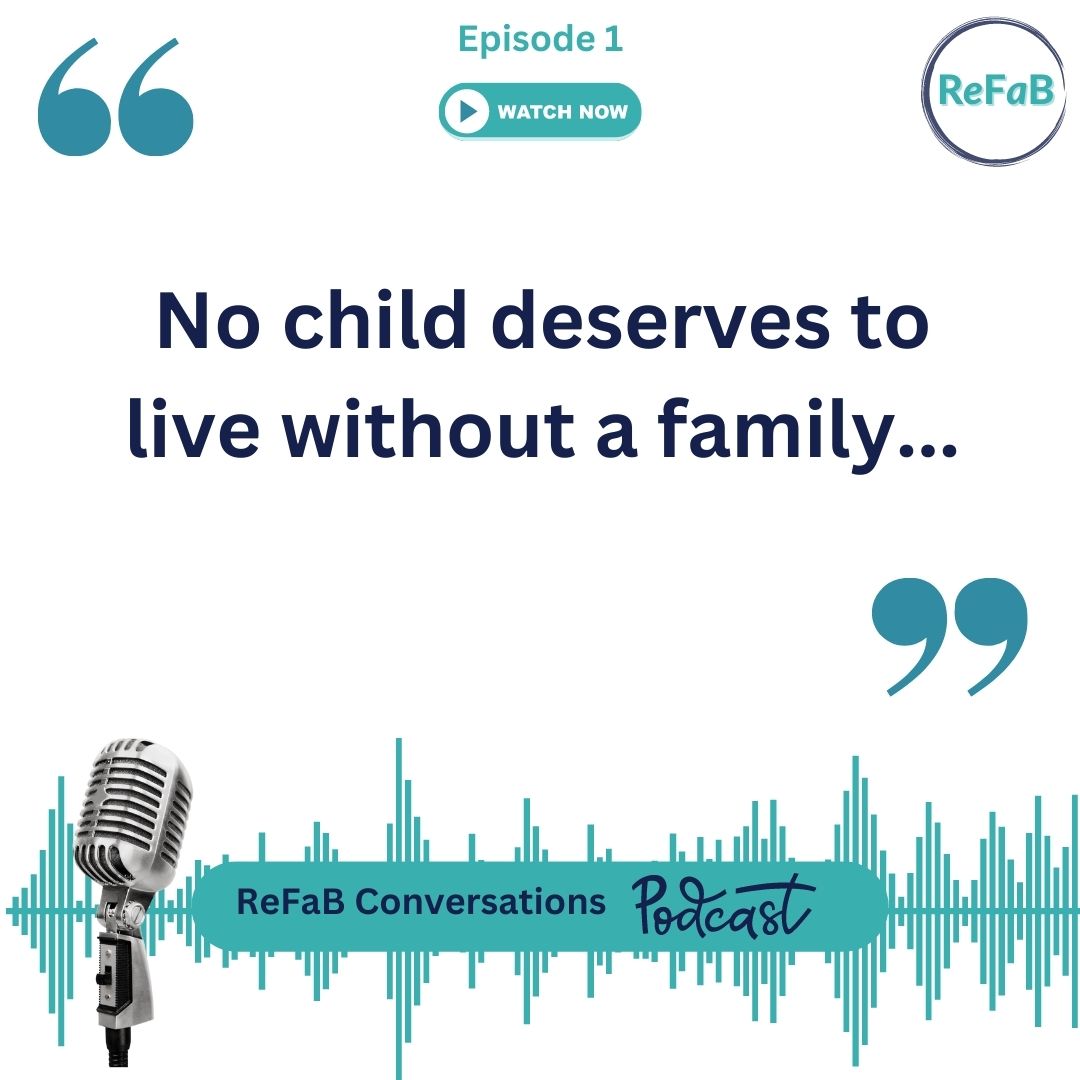 A quote and an image of a podcast microphone