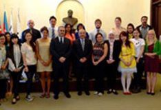 A formal gathering of research students