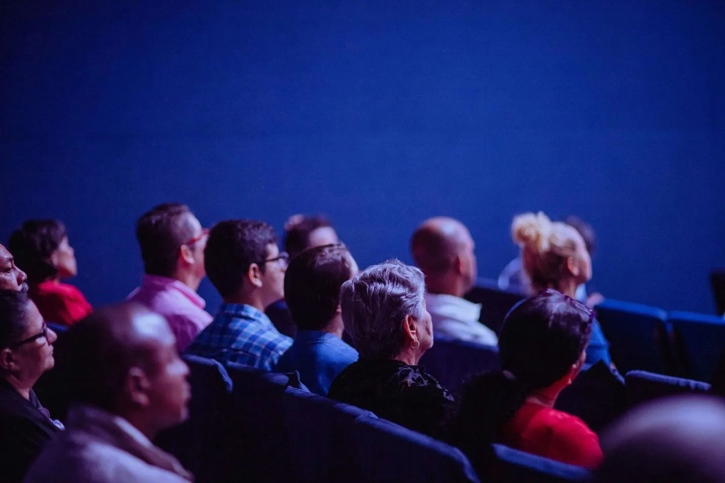 Audience listening to speaker at an event